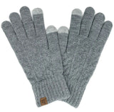 Smart Touch Cable Knit Gloves